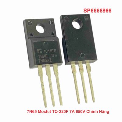 7N65 Mosfet TO-220F 7A 650V Chính Hãng