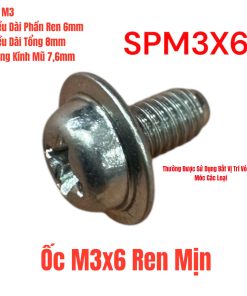 Ốc M3x6 Ren Mịn 1kg