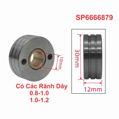 Bánh Xe Đẩy Dây Hàn Mig T10xN30xD12mm