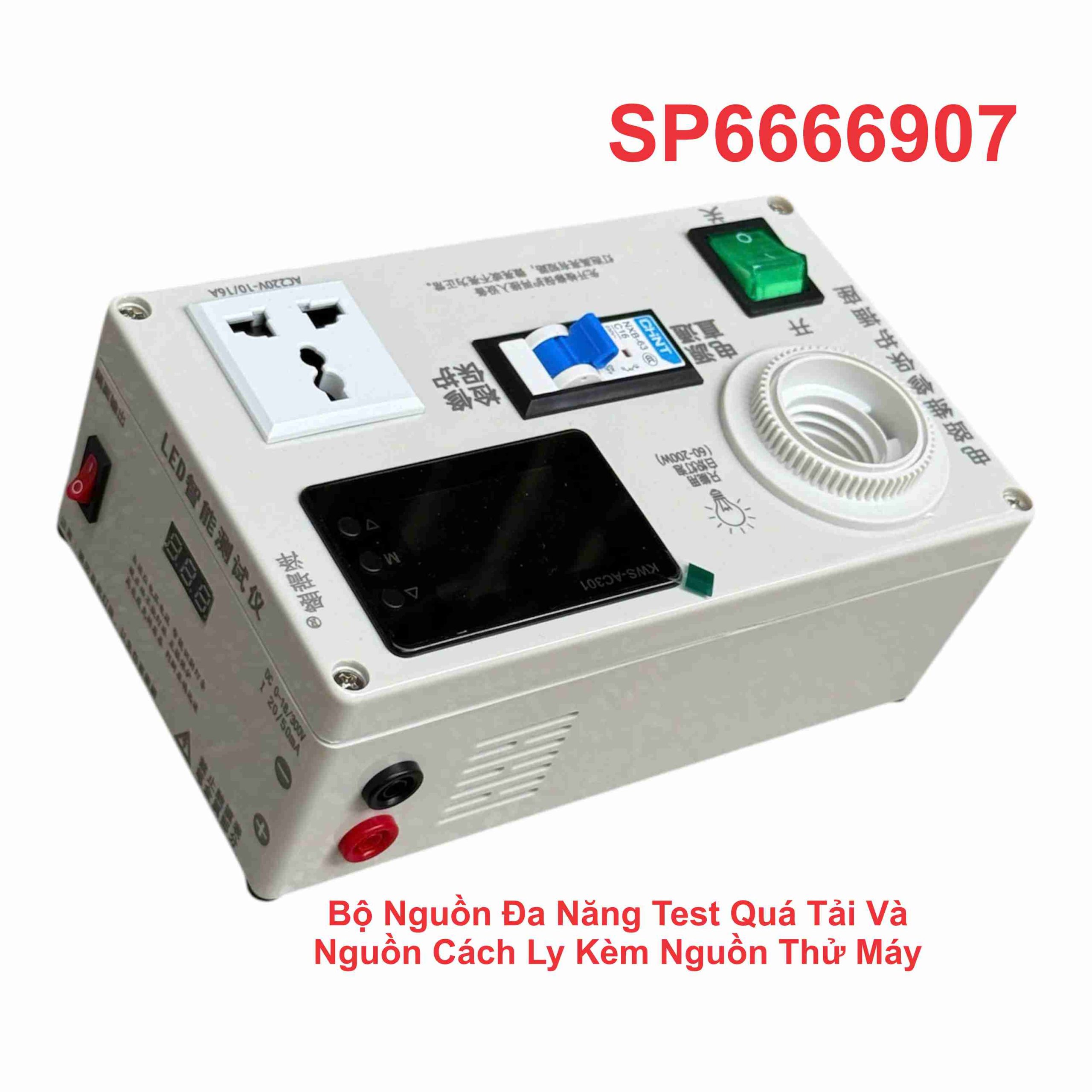 Bộ Nguồn Đa Năng Test Quá Tải Và Nguồn Cách Ly Kèm Nguồn Thử Máy