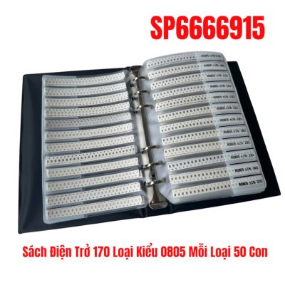 Sách Điện Trở 170 Loại Kiểu 0805 Mỗi Loại 50 Con