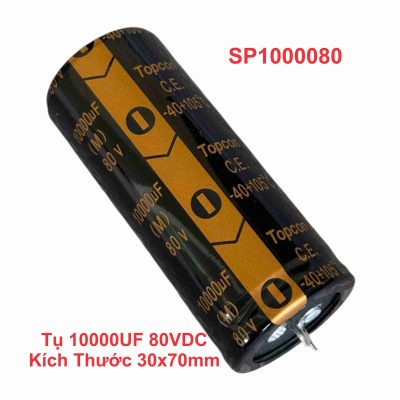 Tụ 10000UF 80VDC Kích Thước 30x70mm