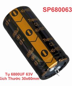 Tụ 6800UF 63V Kích Thước 30x60mm