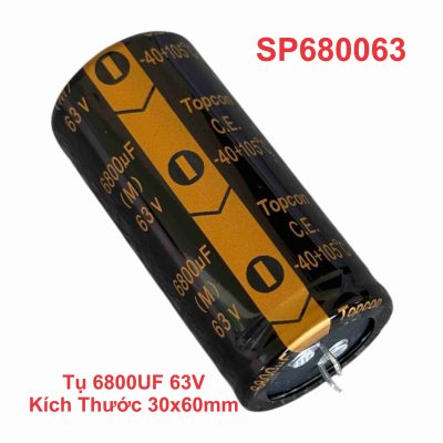 Tụ 6800UF 63V Kích Thước 30x60mm