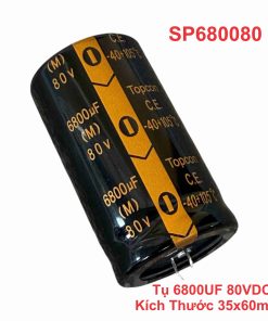Tụ 6800UF 80VDC Kích Thước 35x60mm