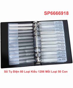 Sổ Tụ Điện 80 Loại Kiểu 1206 Mỗi Loại 50 Con
