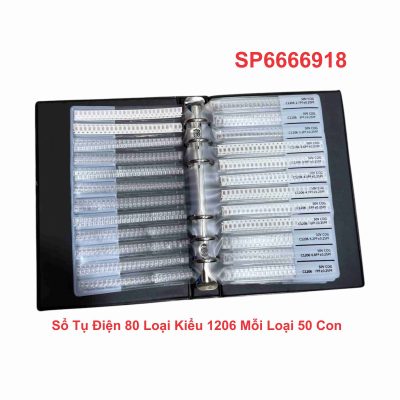 Sổ Tụ Điện 80 Loại Kiểu 1206 Mỗi Loại 50 Con