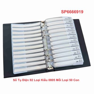 Sổ Tụ Điện 92 Loại Kiểu 0805 Mỗi Loại 50 Con