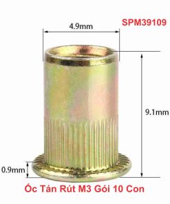 Ốc Tán Rút M3 Gói 10 Con