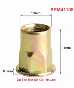 Ốc Tán Rút M4 Gói 10 Con