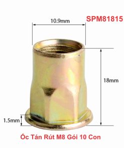 Ốc Tán Rút M8 Gói 10 Con