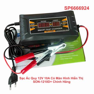 Sạc Ắc Quy 12V 10A Có Màn Hình Hiển Thị SON-1210D Chính Hãng