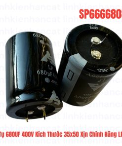 Tụ 680UF 400V Kích Thước 35x50 Xịn Chính Hãng LP