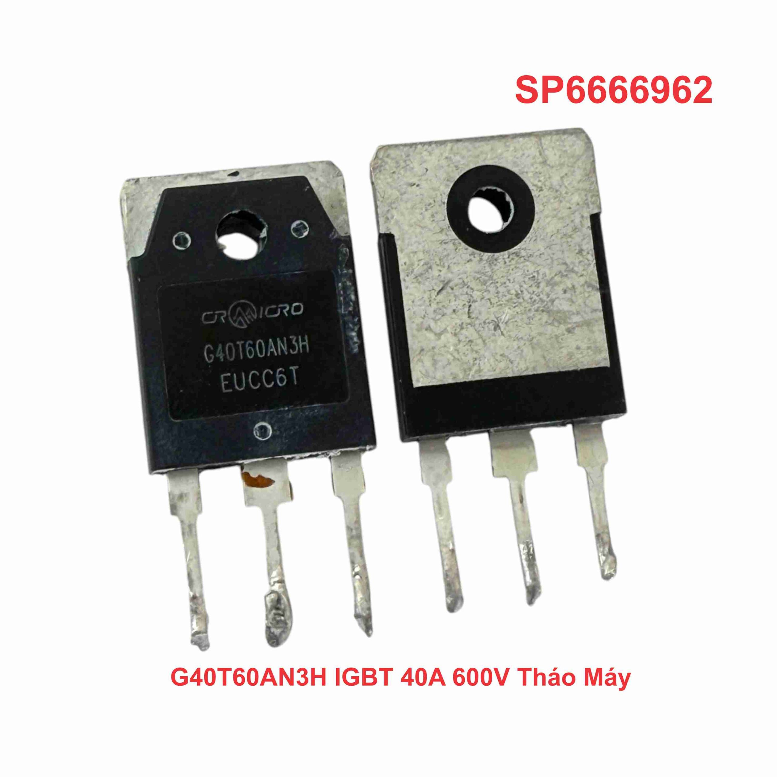 G40T60AN3H IGBT 40A 600V Tháo Máy