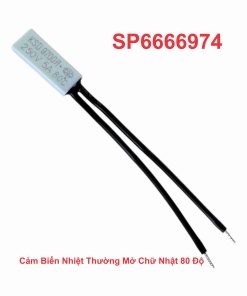 Cảm Biến Nhiệt Thường Mở Chữ Nhật 80 Độ