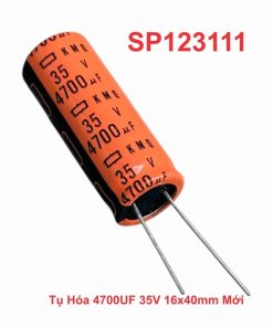 Tụ Hóa 4700UF 35V 16x40mm Mới