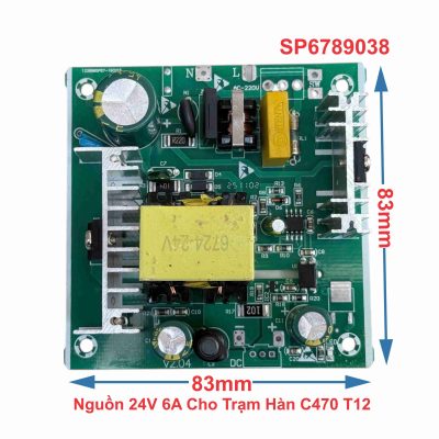 Nguồn 24V 6A Cho Trạm Hàn C470 T12
