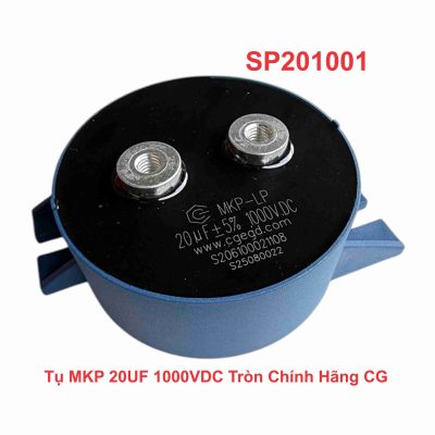 Tụ MKP 20UF 1000VDC Tròn Chính Hãng CG