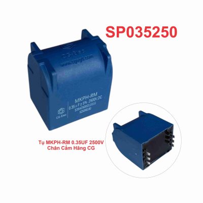 Tụ MKPH-RM 0.35UF 2500V Chân Cắm Hãng CG