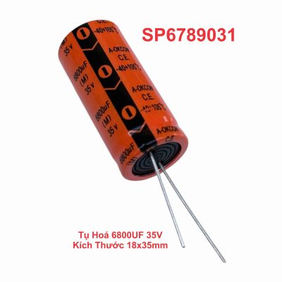 Tụ Hoá 6800UF 35V Kích Thước 18x35mm