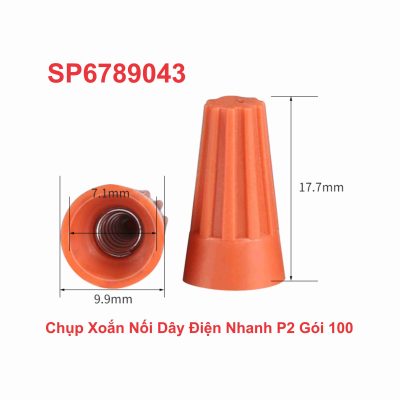 Chụp Xoắn Nối Dây Điện Nhanh P2 Gói 100