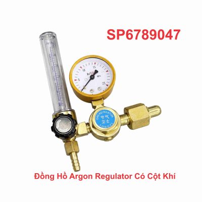 Đồng Hồ Argon Regulator Có Cột Khí