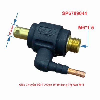 Giắc Chuyển Đổi Từ Đực 35-50 Sang Tig Ren M16