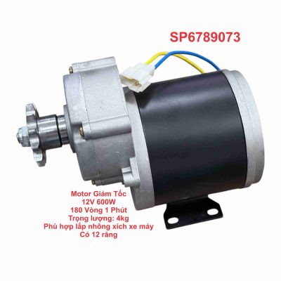 Motor Giảm Tốc 12V 600W 180 Vòng 1 Phút