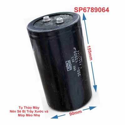 Tụ 12000UF 350V Tháo Máy 90x155mm