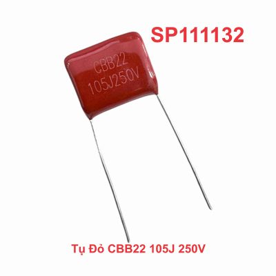 Tụ Đỏ CBB22 105J 250V Gói 10 Con