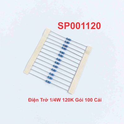 Điện Trở 1/4W 120K Gói 100 Cái