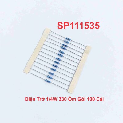 Điện Trở 1/4W 330 Ôm Gói 100 Cái
