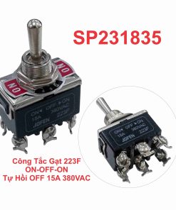 Công Tắc Gạt 223F ON-OFF-ON Tự Hồi OFF 15A 380VAC