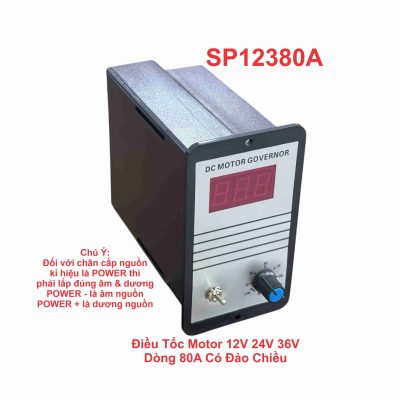 Điều Tốc Motor 12V 24V 36V Dòng 80A Có Đảo Chiều
