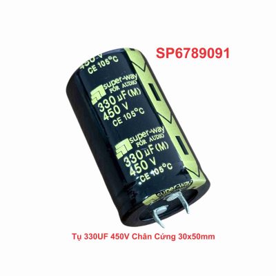 Tụ 330UF 450V Chân Cứng 30x50mm